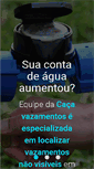 Mobile Screenshot of cacavazamentodeagua.com.br